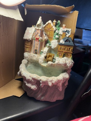 Vintage village scene with - vintage,