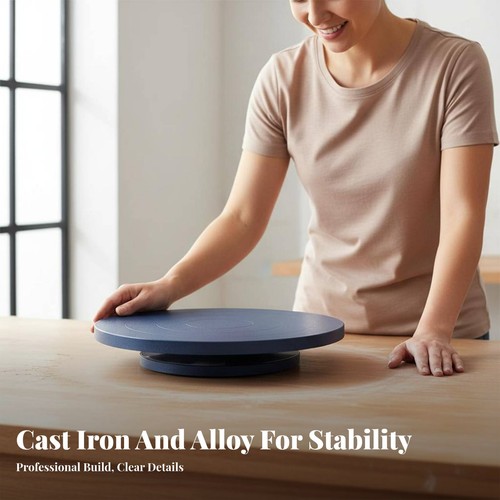Manual clay turntable - manual, even